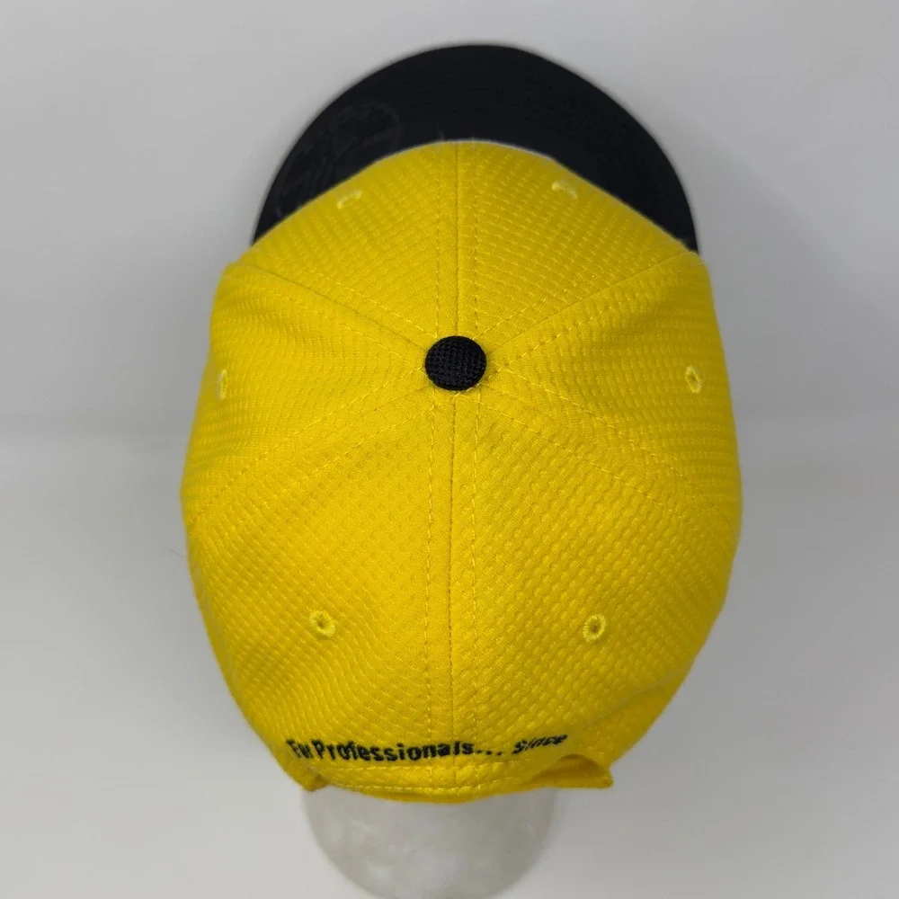 Klein Tools Yellow Black Adjustable Baseball Cap Lineman Logo Hat One Size - Picture 6 of 10
